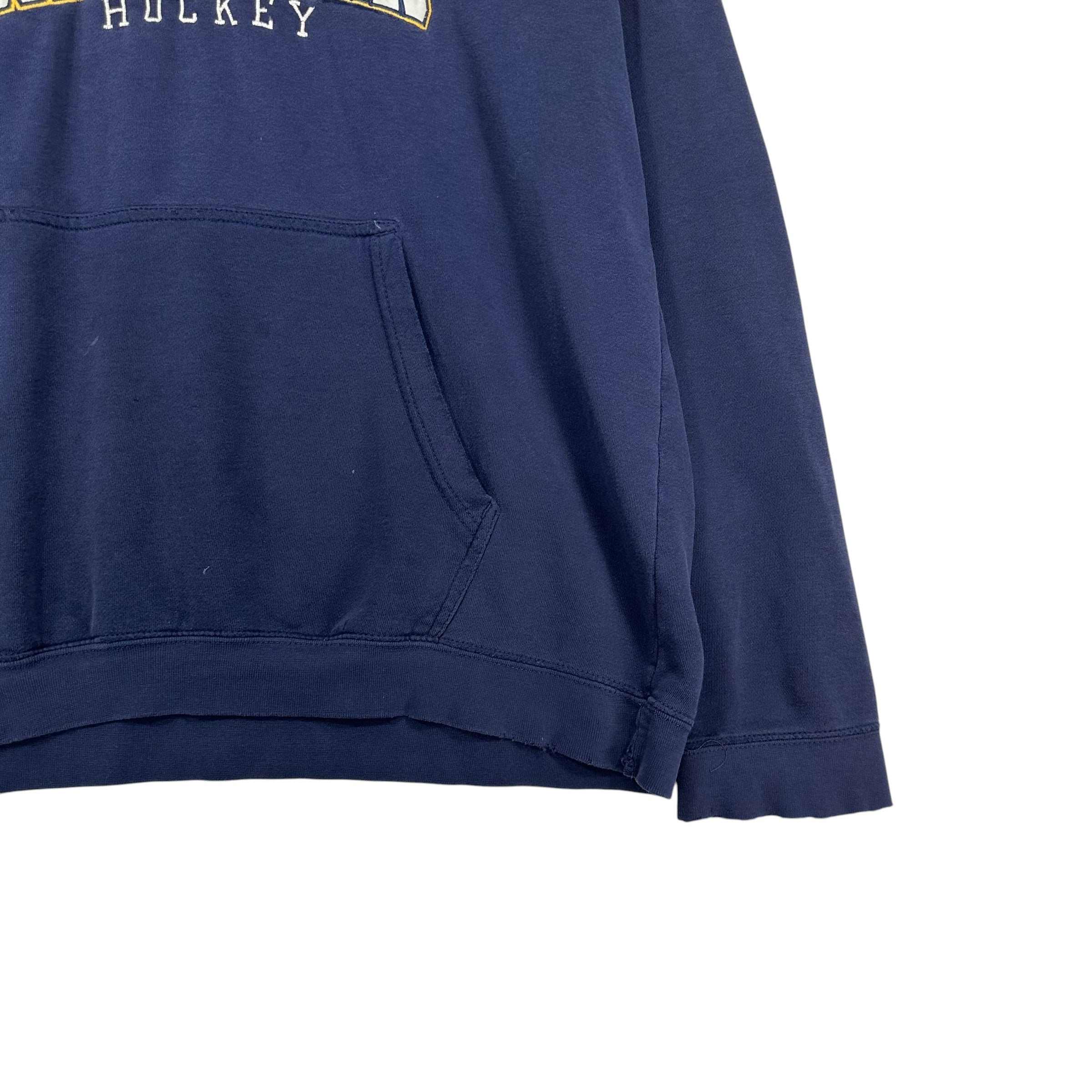 Vintage Buffalo Sabres Thrashed Hoodie Sweatshirt Large