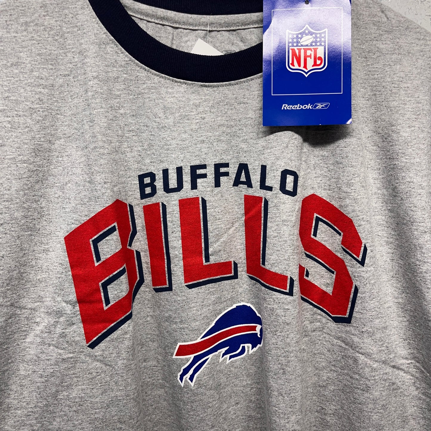 Vintage Buffalo Bills Deadstock Ringer Shirt XL