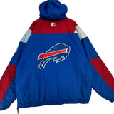 Vintage Buffalo Bills Starter Pullover Puffer Jacket XL
