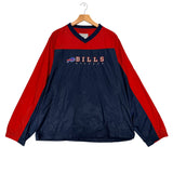 Vintage Buffalo Bills Pullover Windbreaker Jacket Large