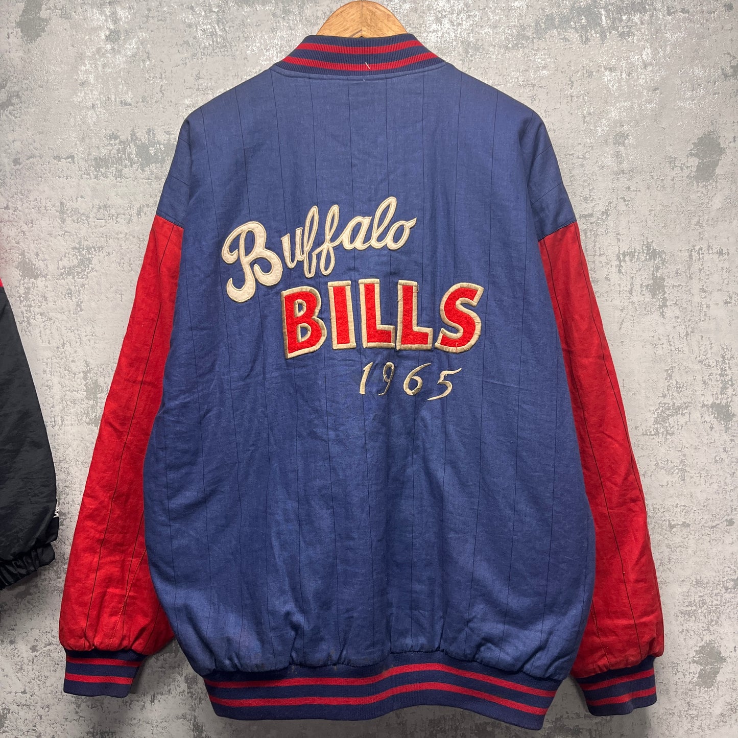 Vintage Buffalo Bills Mirage Bomber Jacket Large