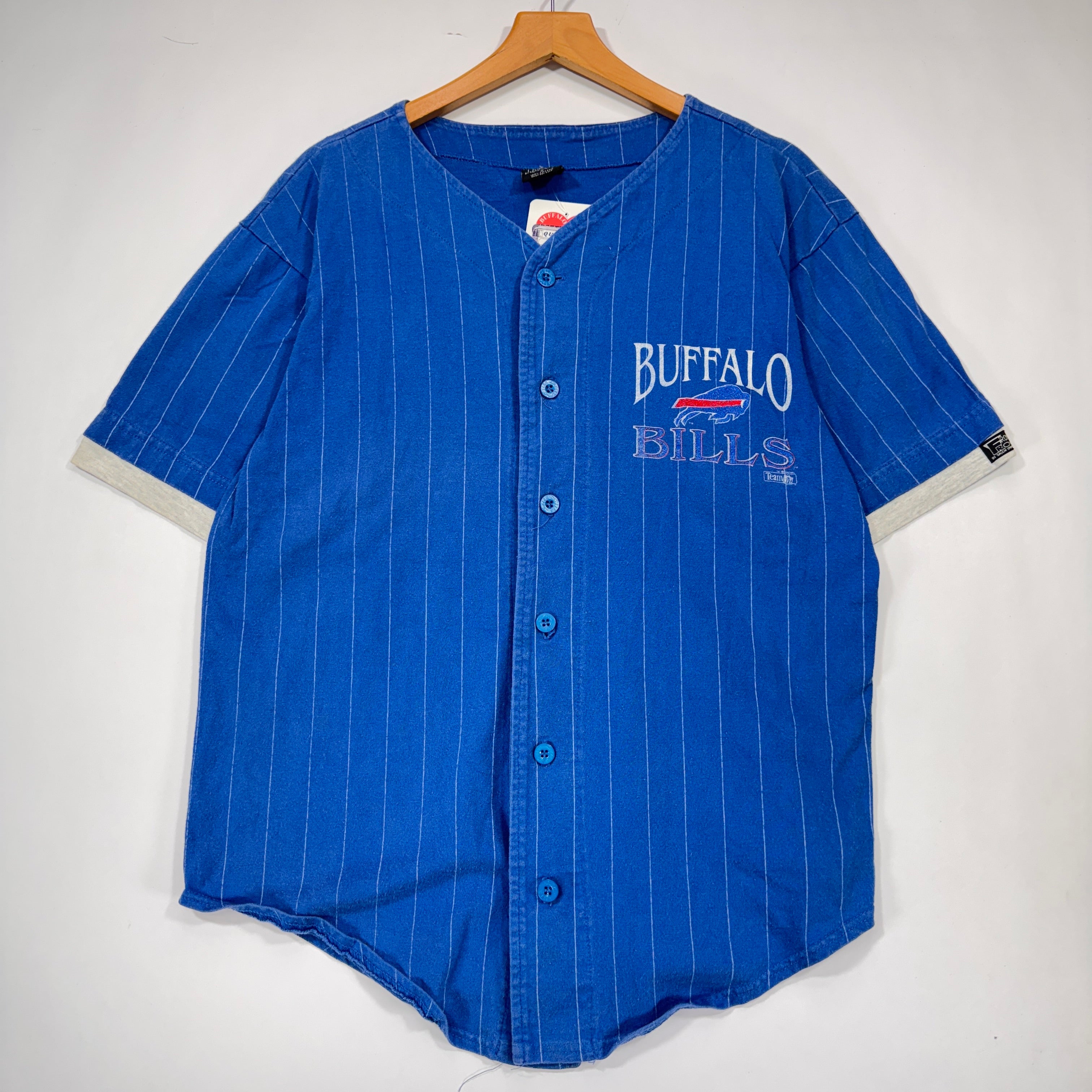 Vintage Buffalo Bills Baseball Jersey Shirt Medium