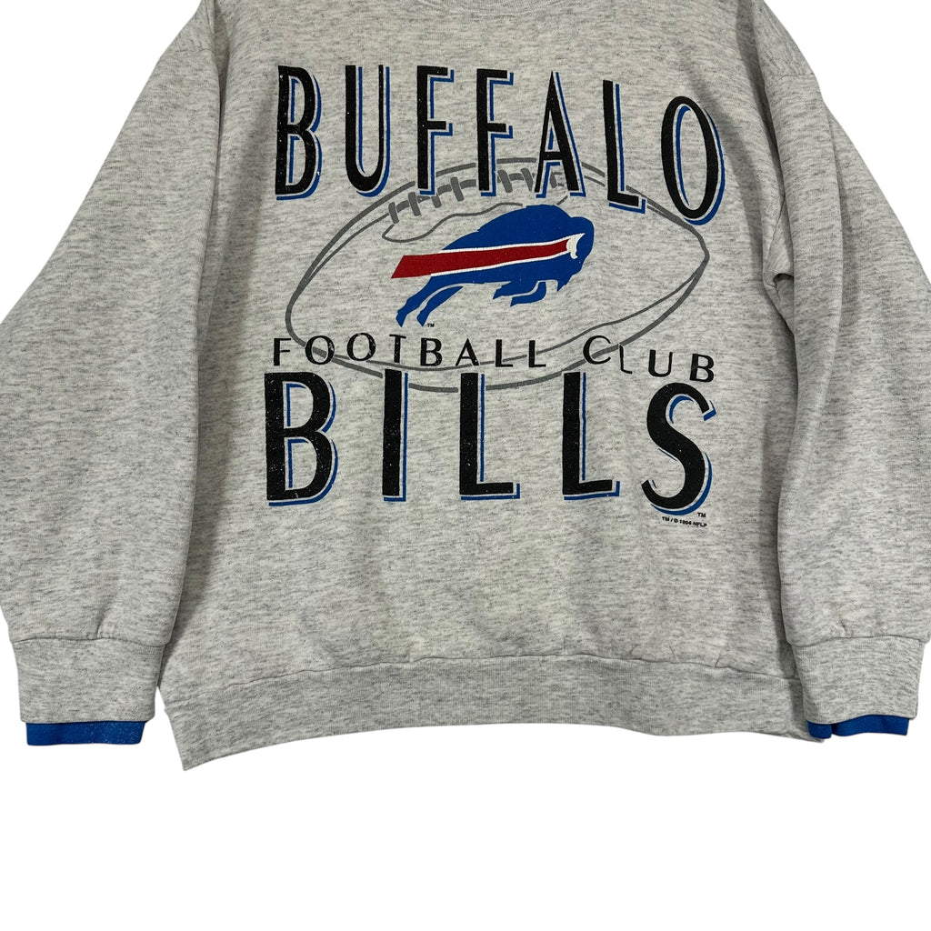 Vintage Buffalo Bills Turtleneck Crewneck Sweatshirt Medium
