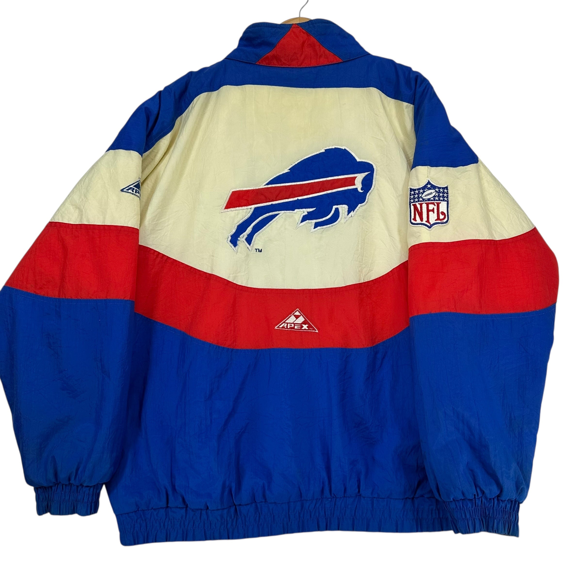Vintage Buffalo Bills Apex Wave Puffer Jacket XL