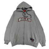 Vintage Buffalo Bills Zip Up Hoodie Sweatshirt XL