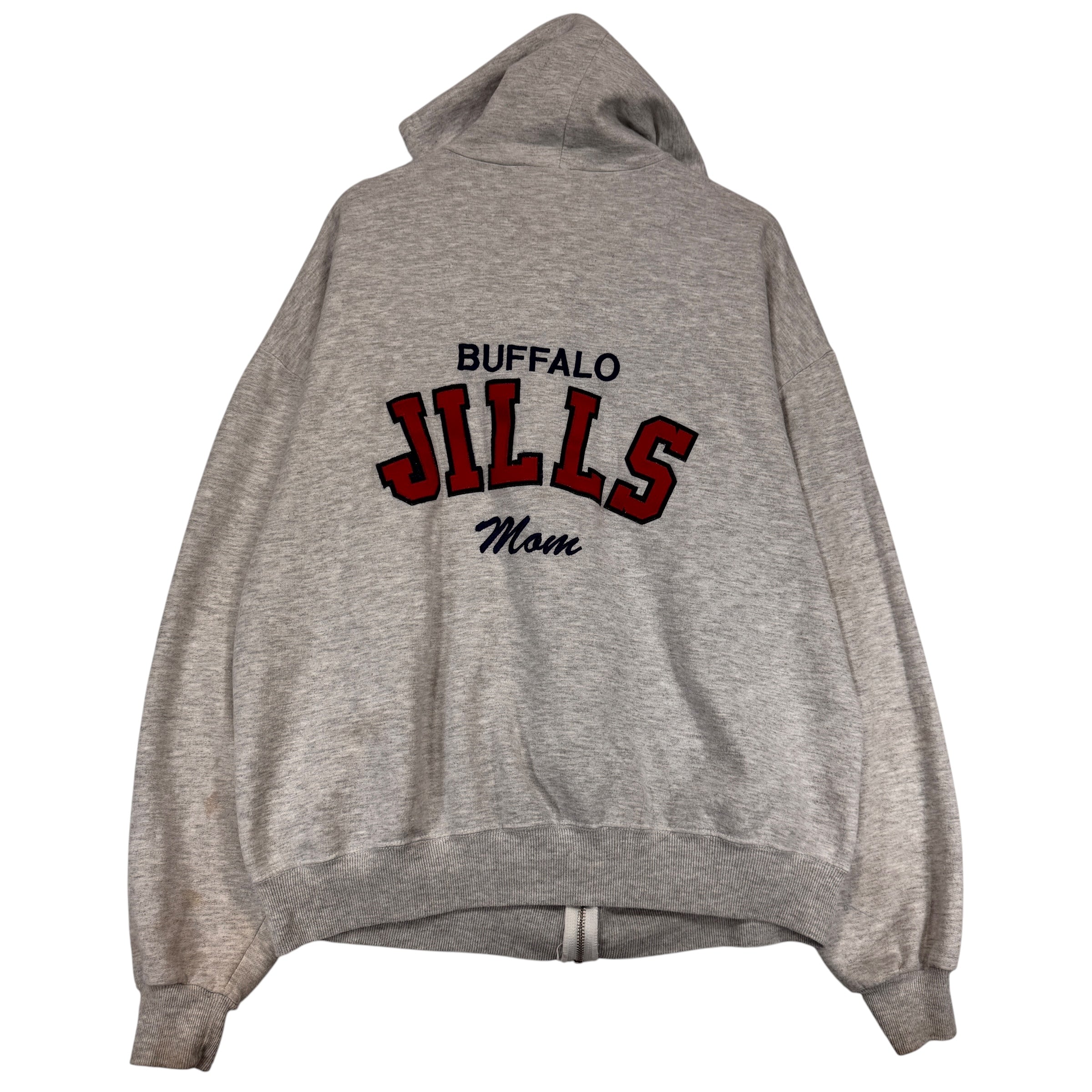 Vintage Buffalo Bills Jills Mom “Nikki” Zip Up Hoodie Sweatshirt XL
