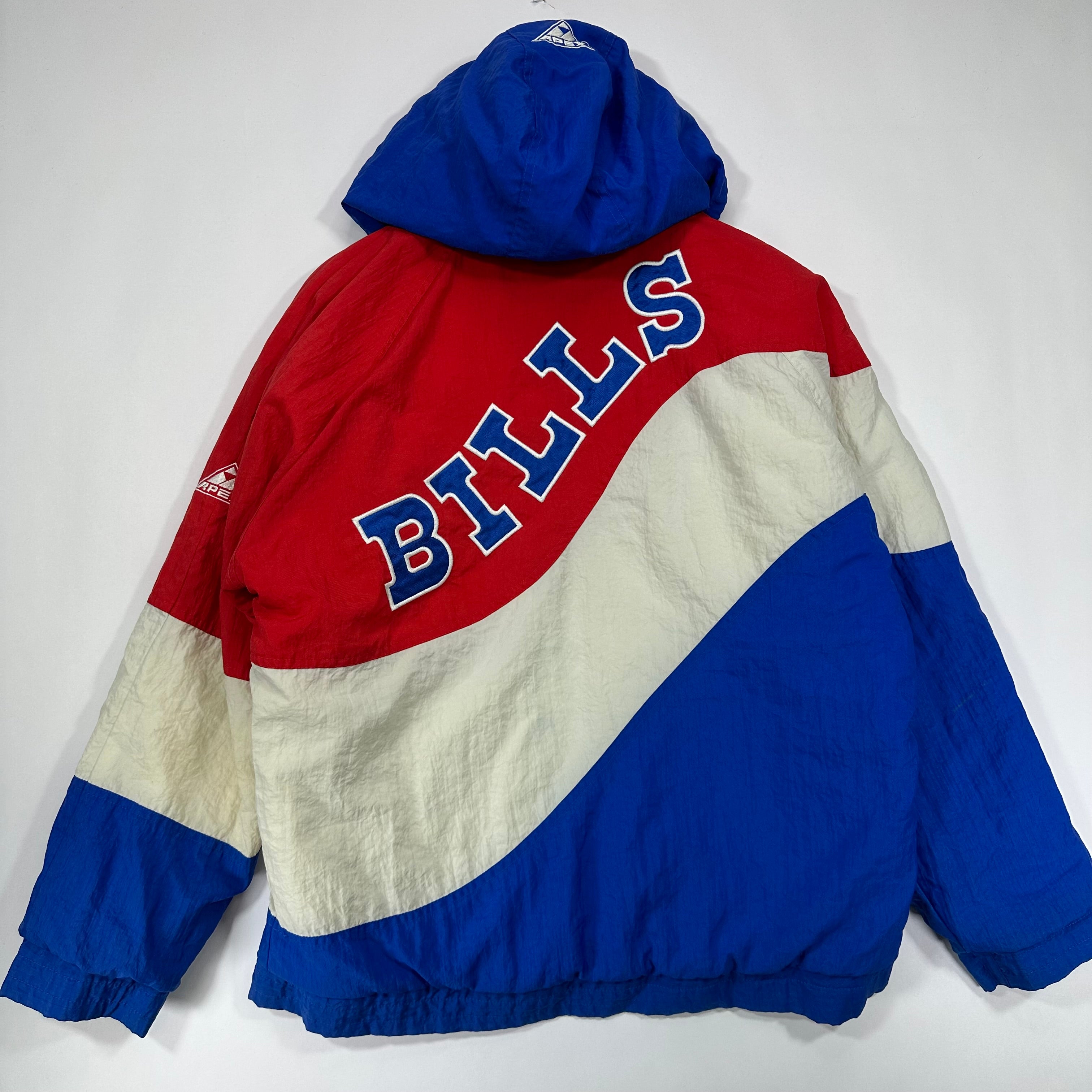 Vintage Buffalo Bills Apex Wave Puffer Jacket Medium