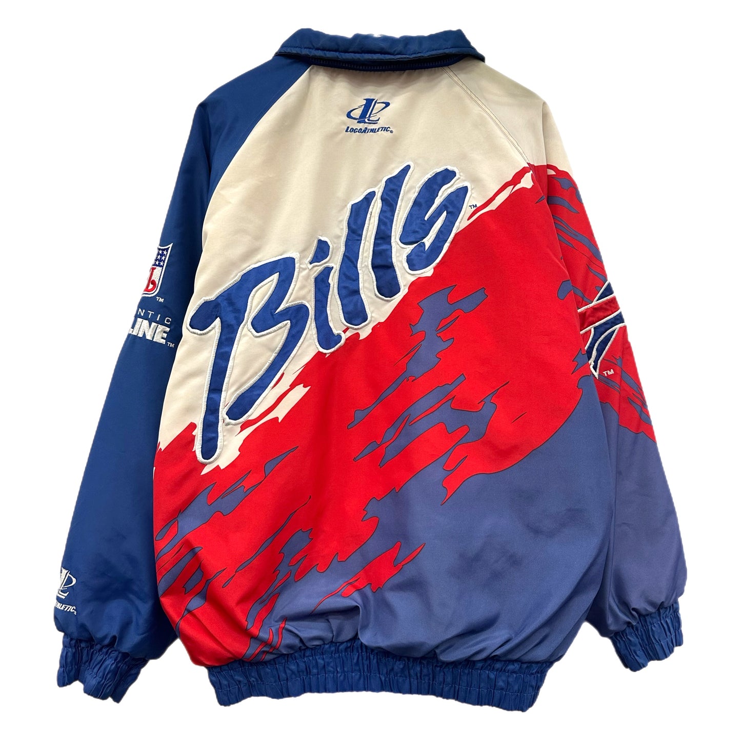 Vintage Buffalo Bills Paint Splash Winter Jacket Large