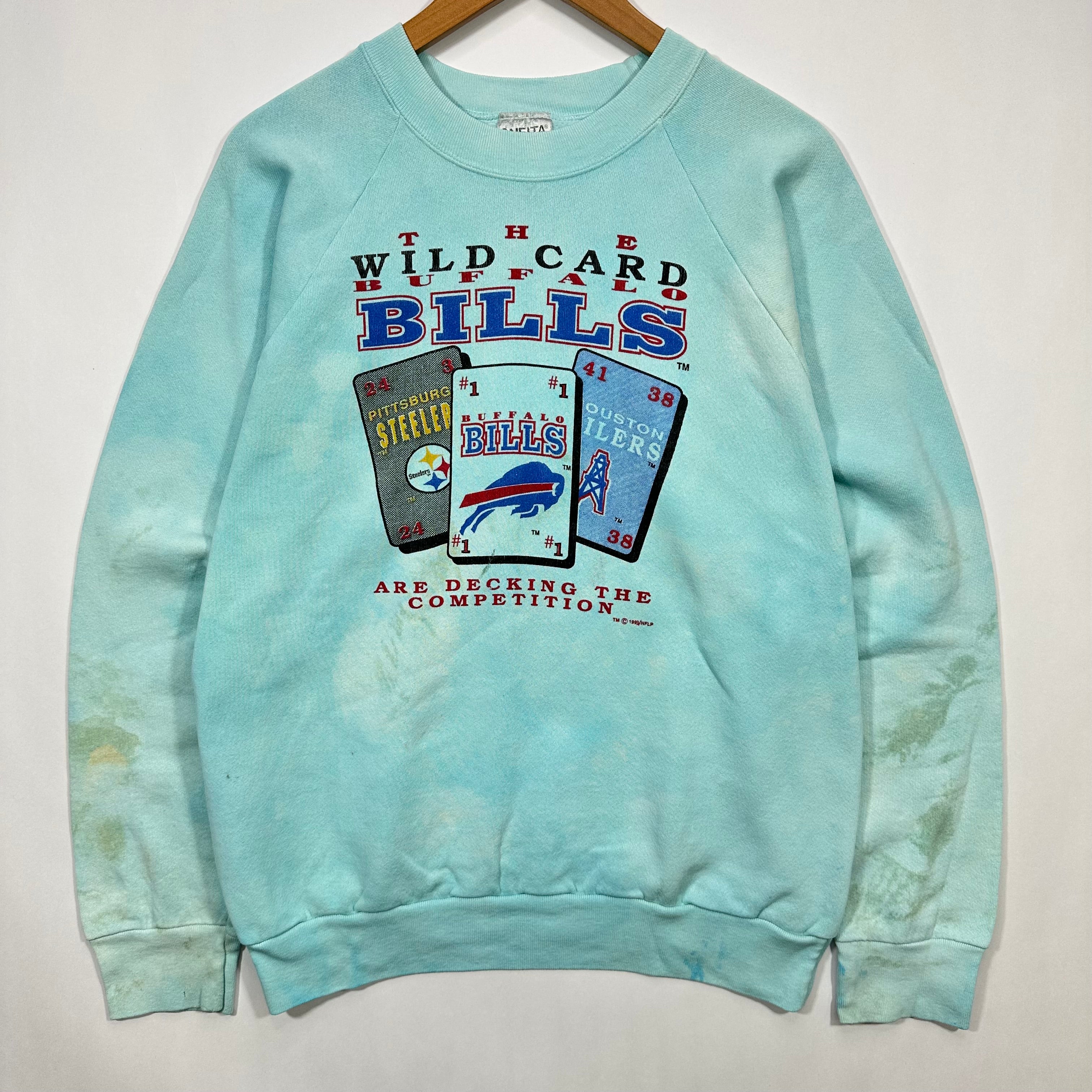 Vintage Buffalo Bills 1993 Wild Card Game Crewneck Sweatshirt XL