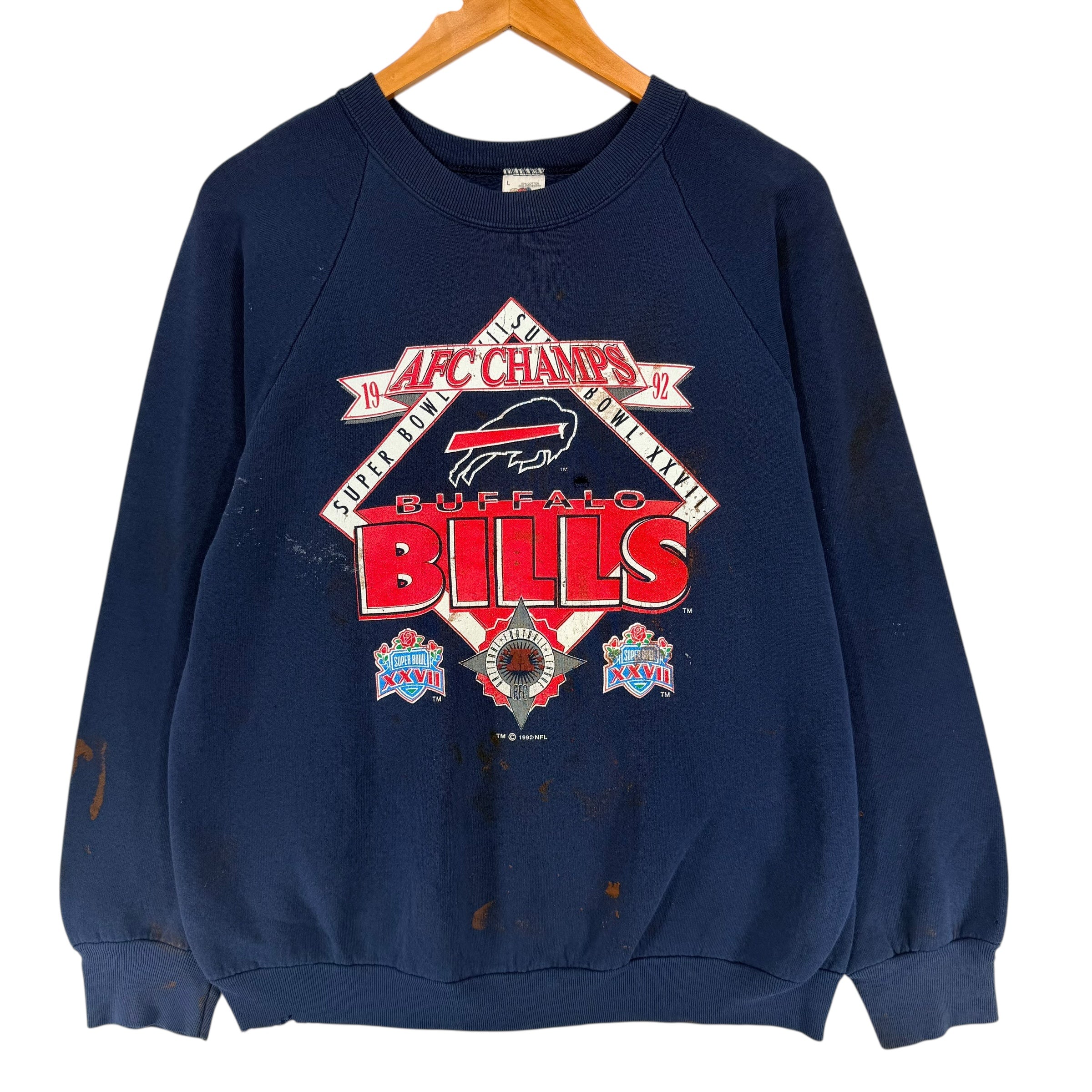 Vintage Buffalo Bills 1992 Super Bowl Crewneck Sweatshirt Large