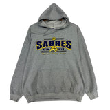 Vintage Buffalo Sabres Hoodie Sweatshirt Large