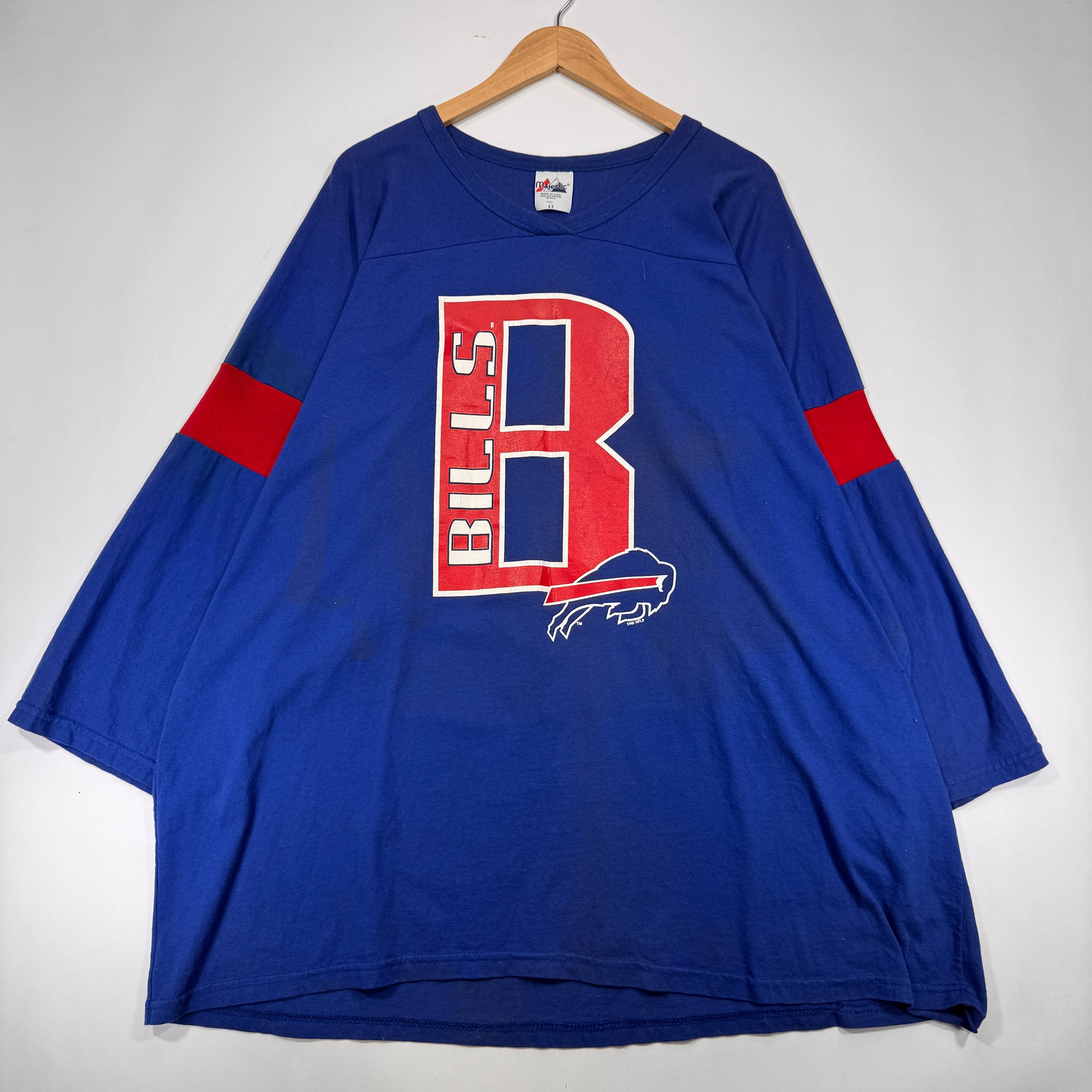 Vintage Buffalo Bills 3/4 Sleeve #12 Shirt XXXL