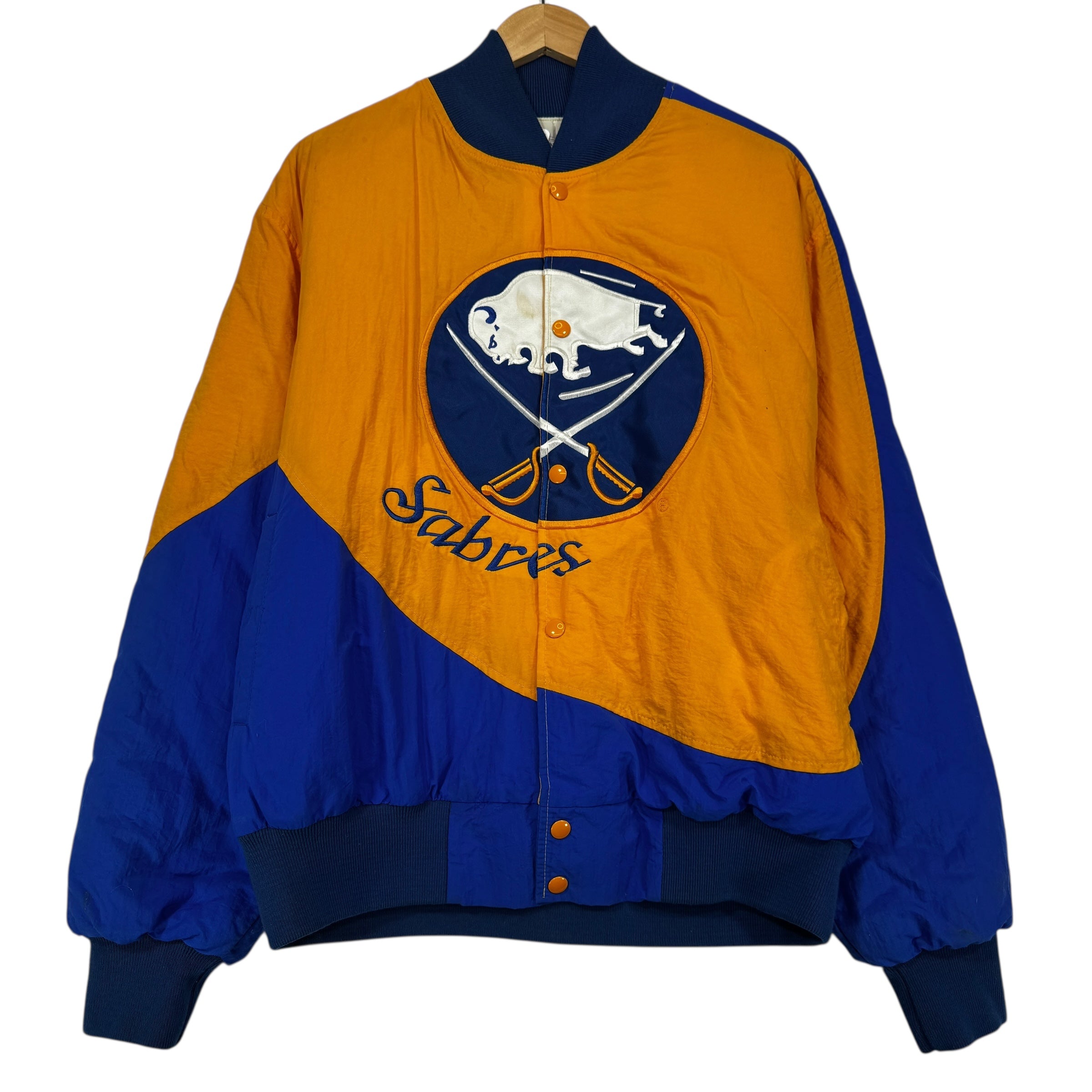 Vintage Buffalo Sabres Button Up Jacket Large