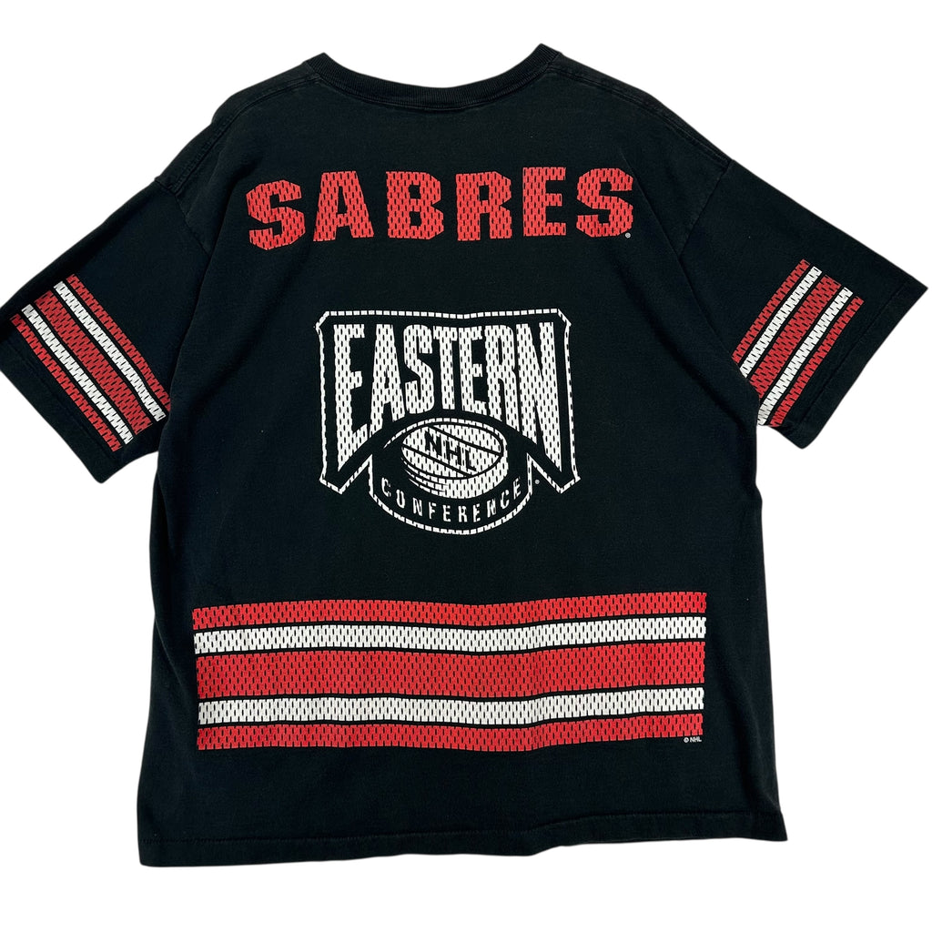 Vintage Buffalo Sabres All Over Print Shirt XL