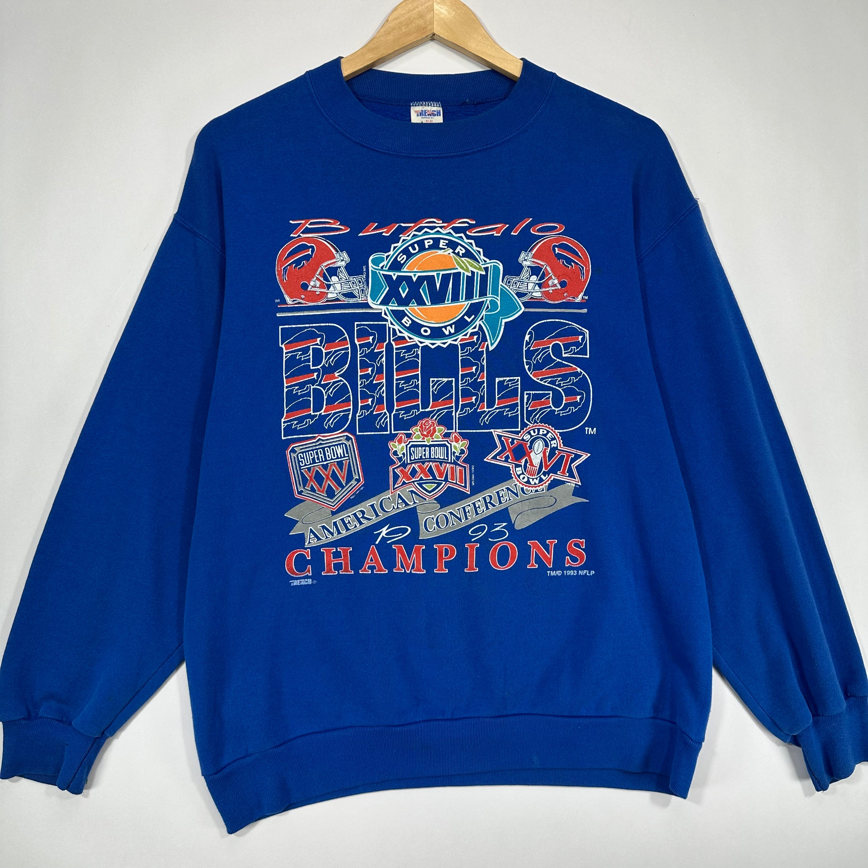 Vintage Buffalo Bills Crewneck Sweatshirt Large