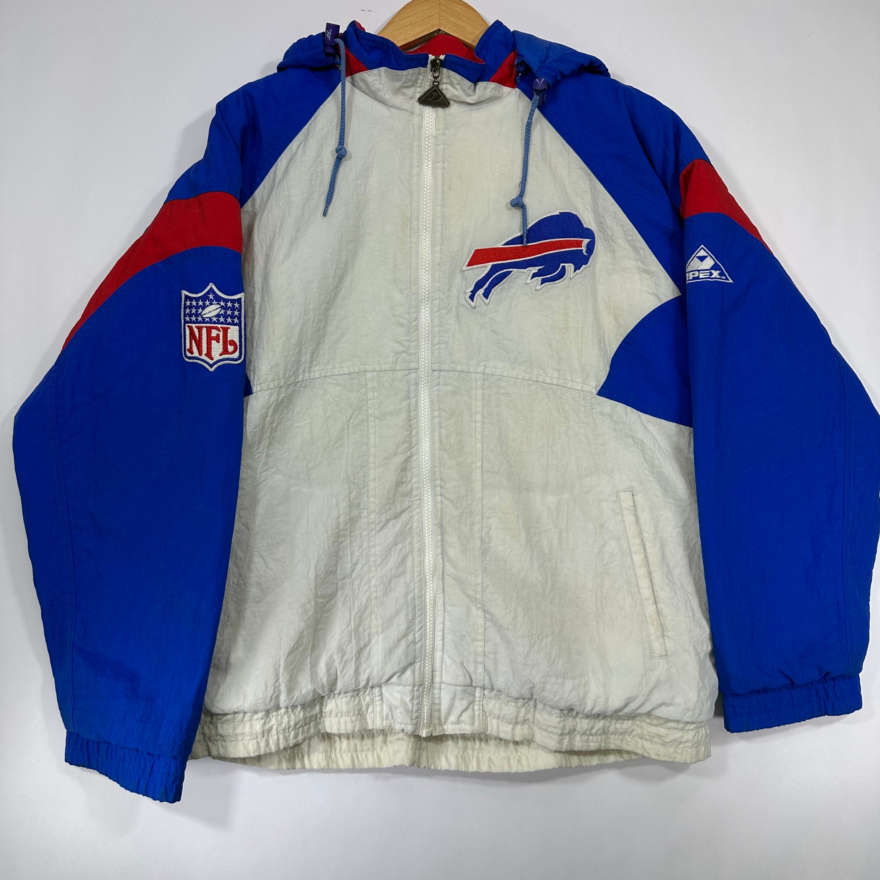 Vintage Buffalo Bills Apex Puffer Jacket Large