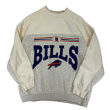 Vintage Buffalo Bills Color Block Crewneck Sweatshirt Large