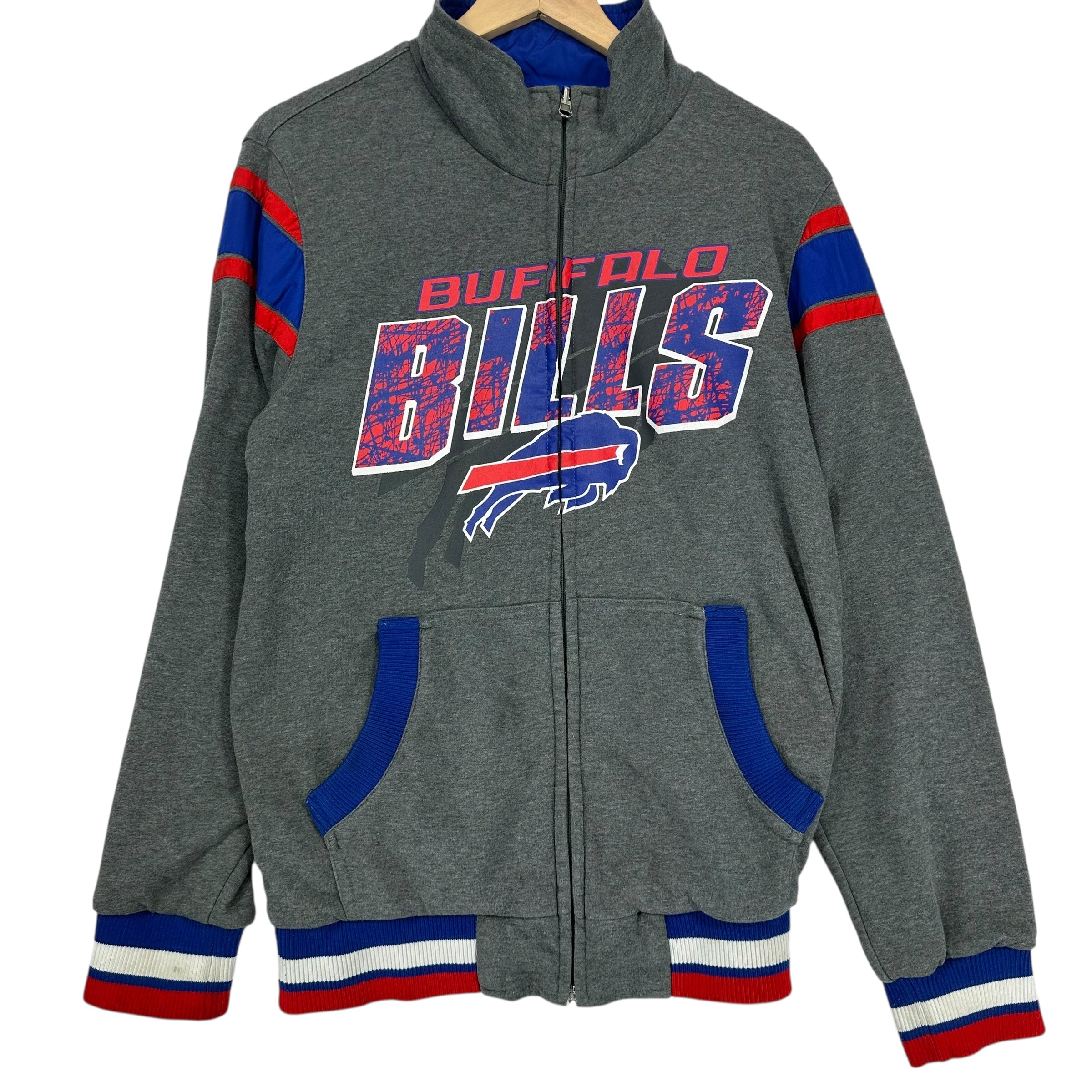 Buffalo Bills Track Jacket Sweatshirt Large