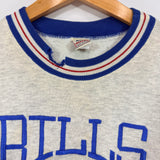 Vintage Buffalo Bills Embroidered Crewneck Sweatshirt Large