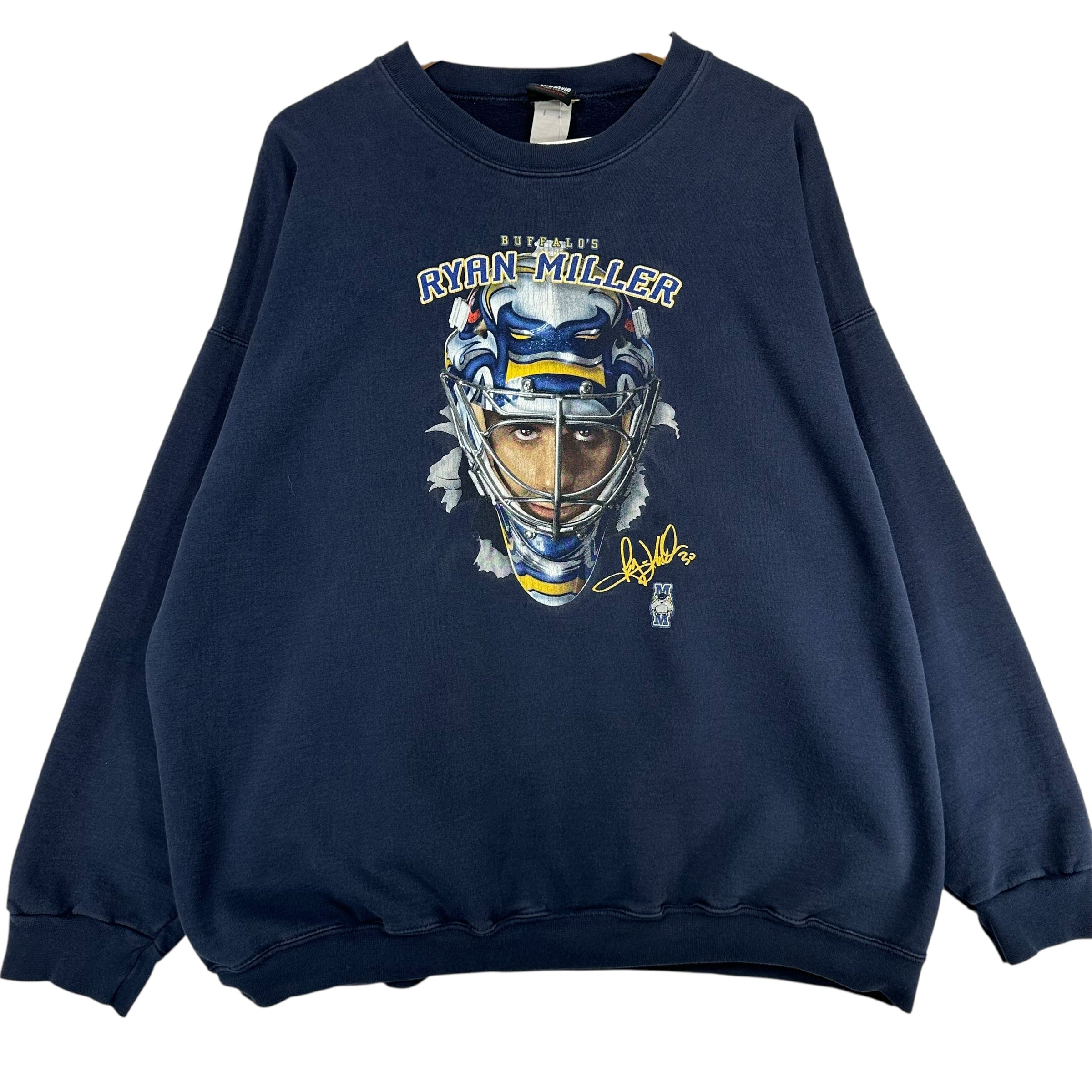 Vintage Buffalo Sabres Ryan Miller Crewneck Sweatshirt XL