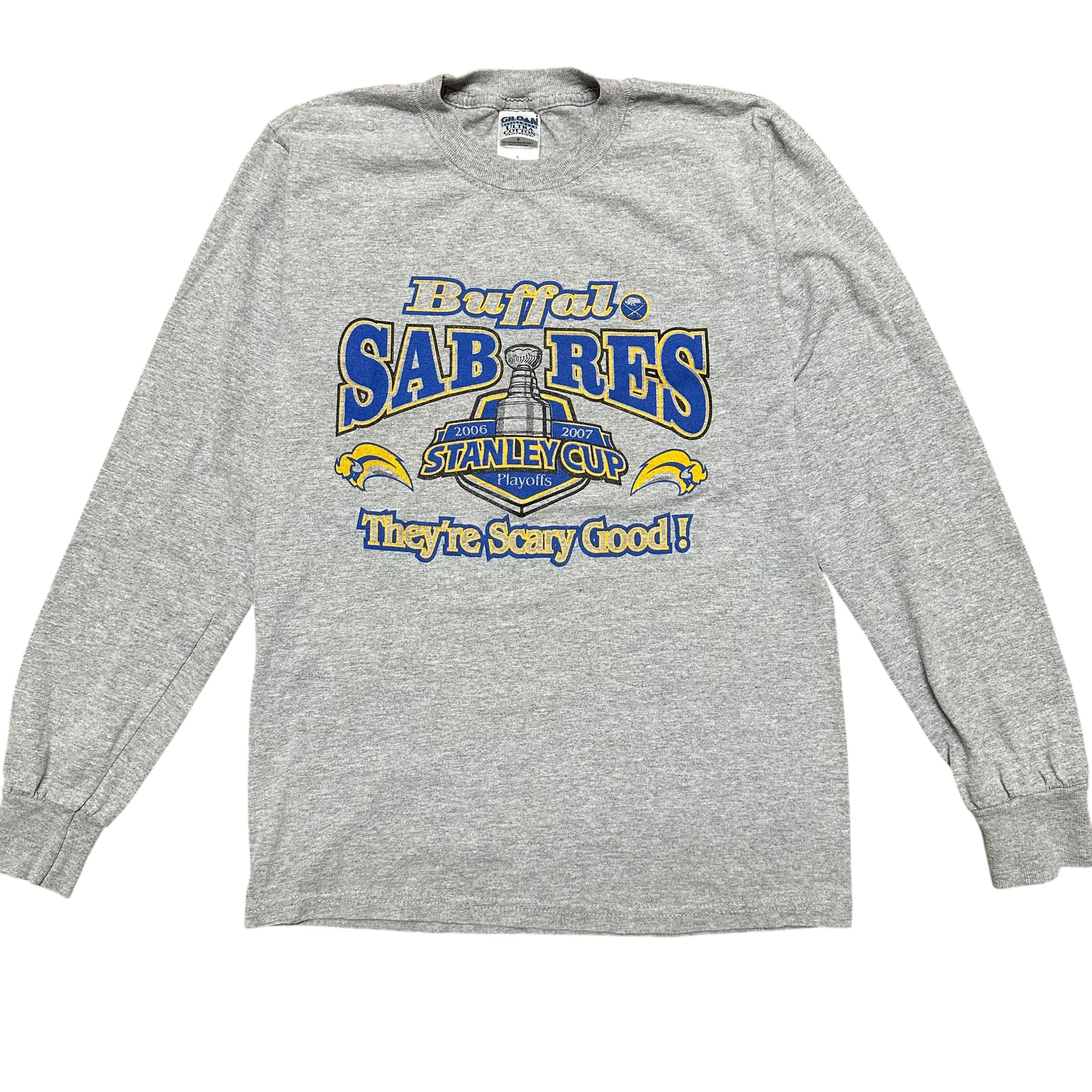 Vintage Buffalo Sabres 2007 Playoffs Long Sleeve Shirt Small