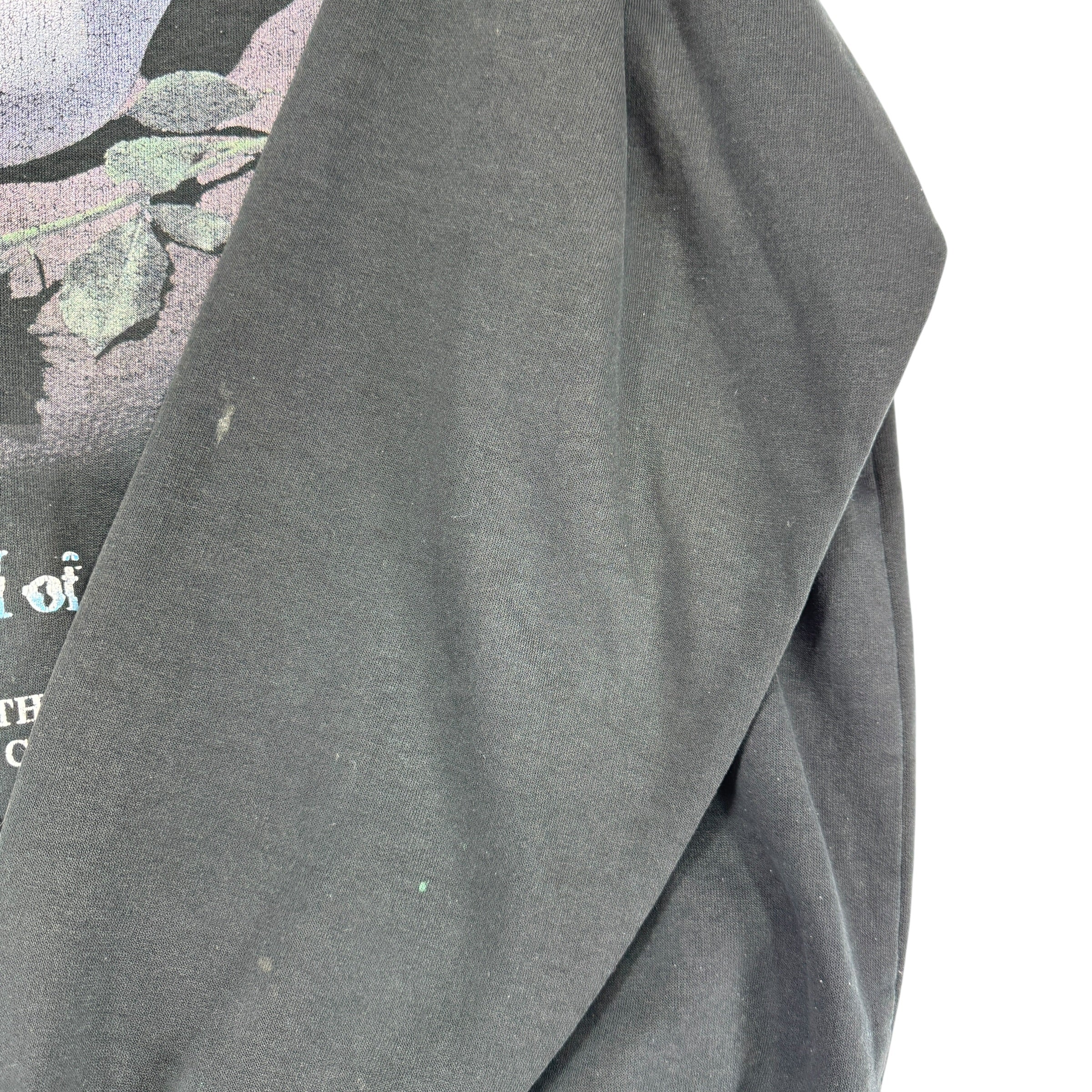 Vintage Thrashed Phantom of the Opera Crewneck Sweatshirt Large