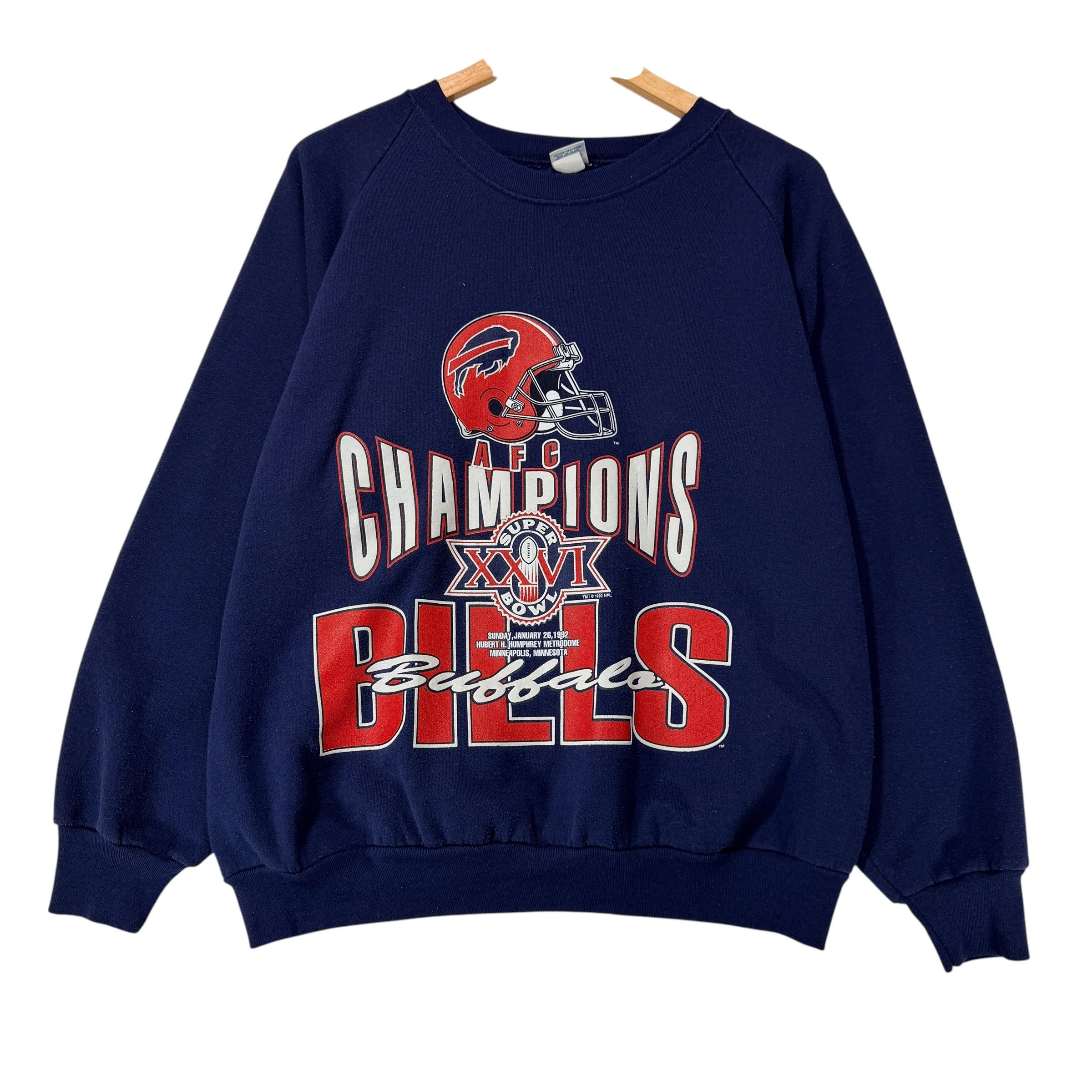 Vintage Buffalo Bills 1992 Super Bowl Crewneck Sweatshirt XL