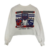 Vintage Buffalo Bills Cropped Super Bowl Crewneck Sweatshirt Large