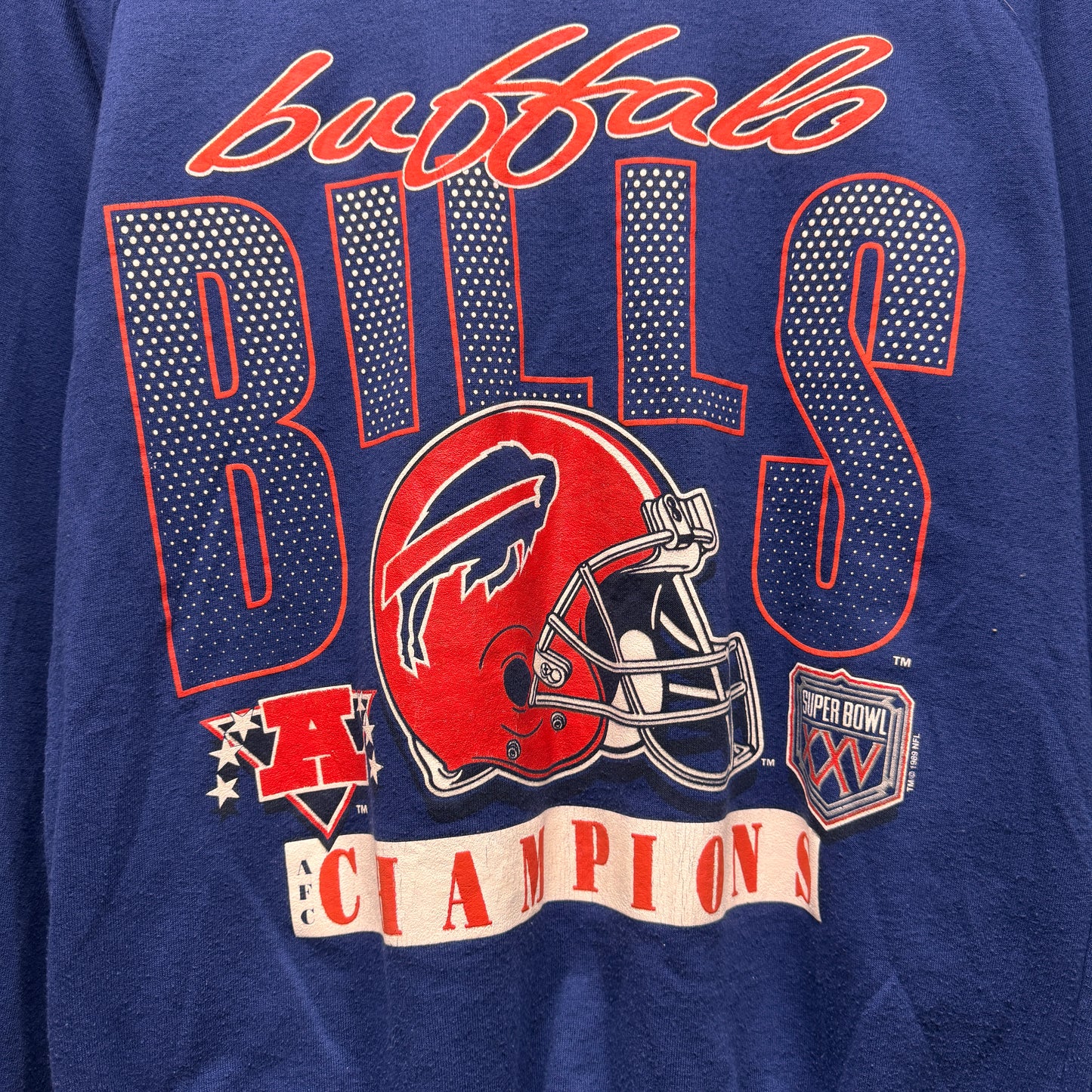 Vintage Buffalo Bills 1990 Super Bowl Crewneck Sweatshirt Small