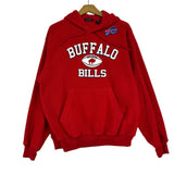 Vintage Buffalo Bills Fleece Hoodie Sweatshirt Small