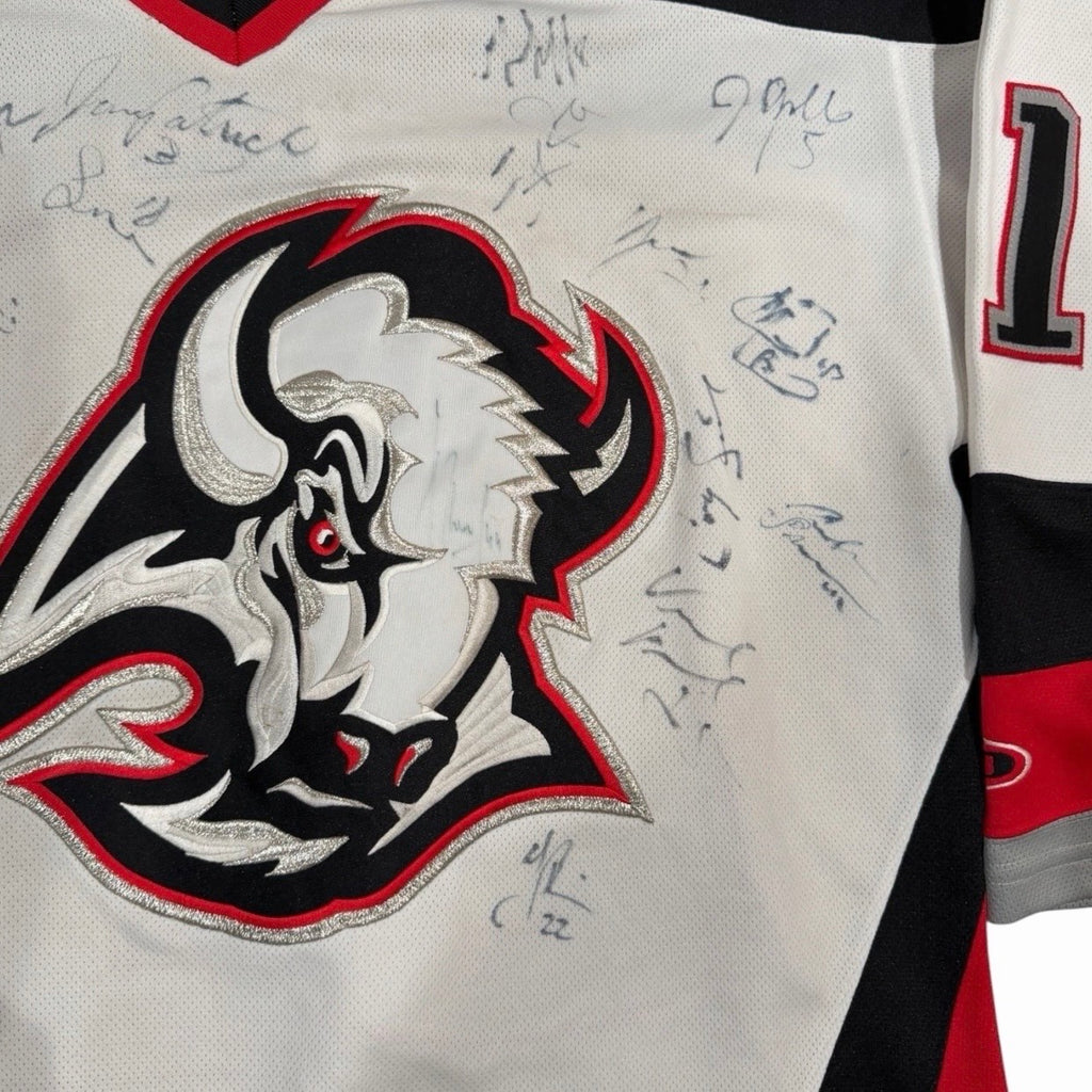 Vintage Buffalo Sabres Afinogenov Signed Jersey Large