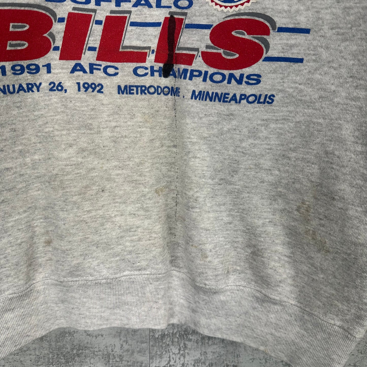 Vintage Buffalo Bills 1992 Super Bowl Crewneck Sweatshirt Large