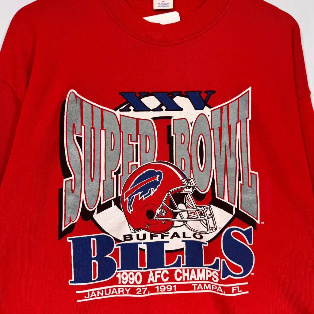 Vintage Buffalo Bills 1991 Super Bowl Crewneck Sweatshirt XL