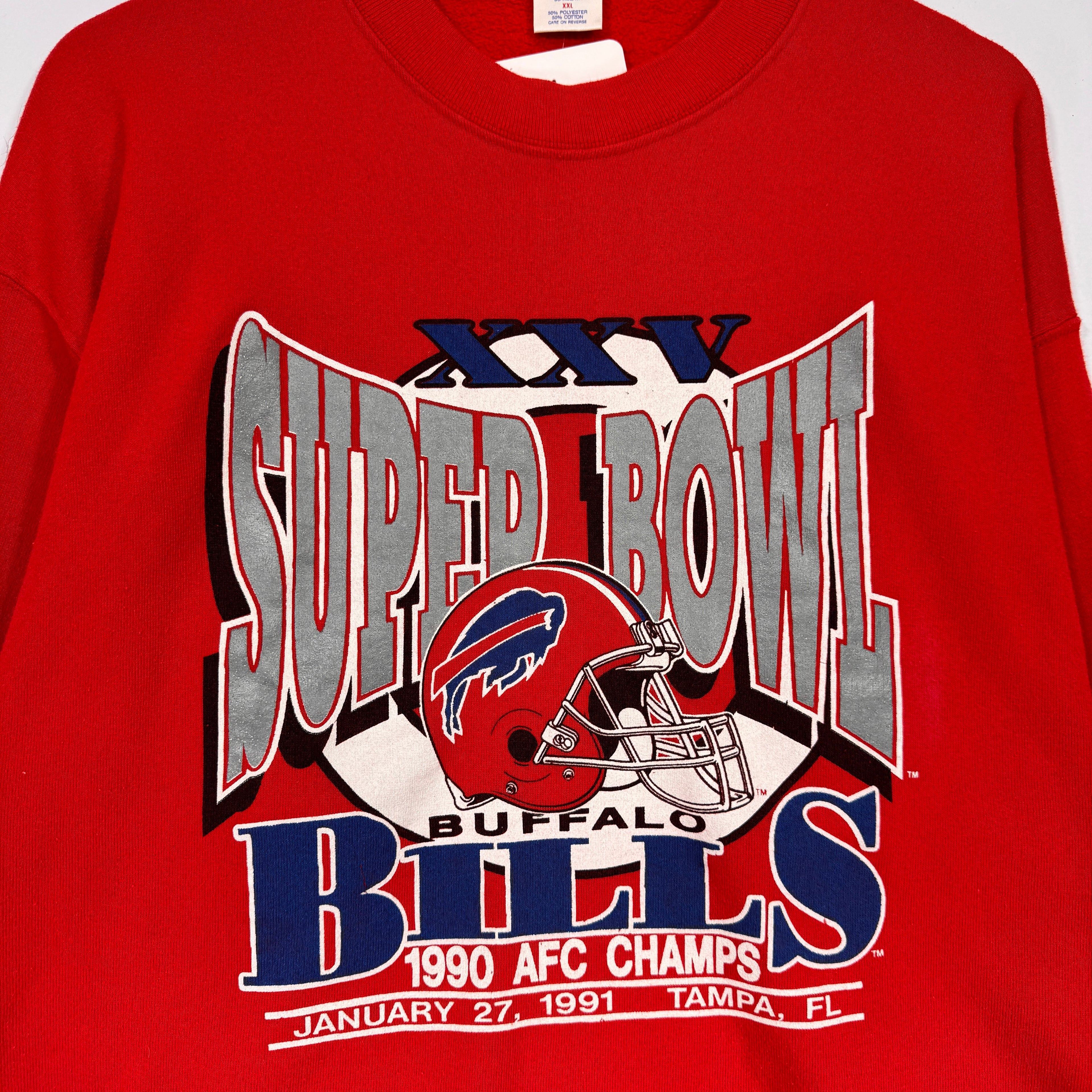 Vintage Buffalo Bills 1991 Super Bowl Crewneck Sweatshirt XL