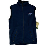 Vintage Buffalo Bills Labatt Zip Fleece Vest Sweatshirt Small