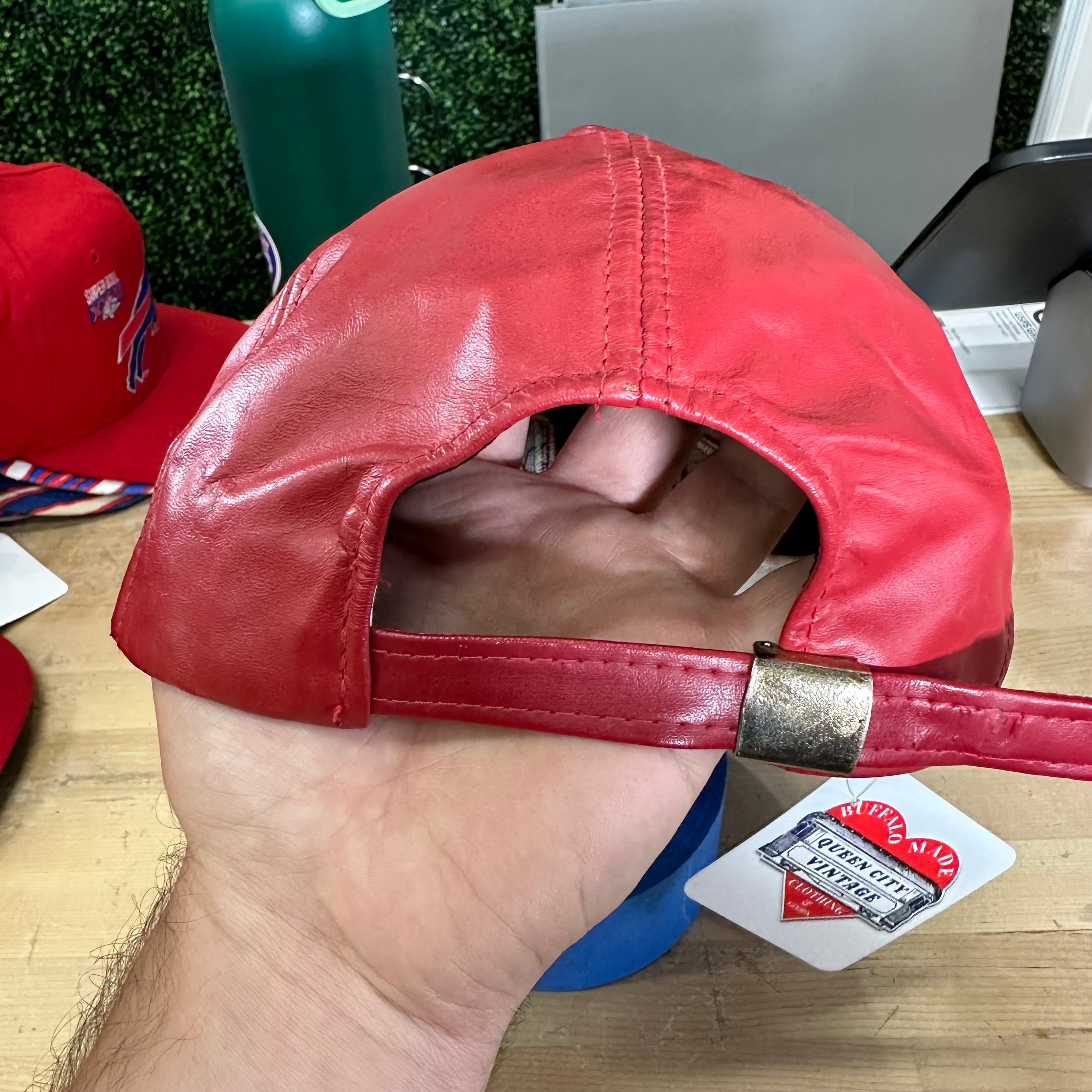 Vintage Buffalo Bills Leather Hat