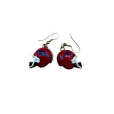Vintage Buffalo Bills Helmet Dangler Earrings