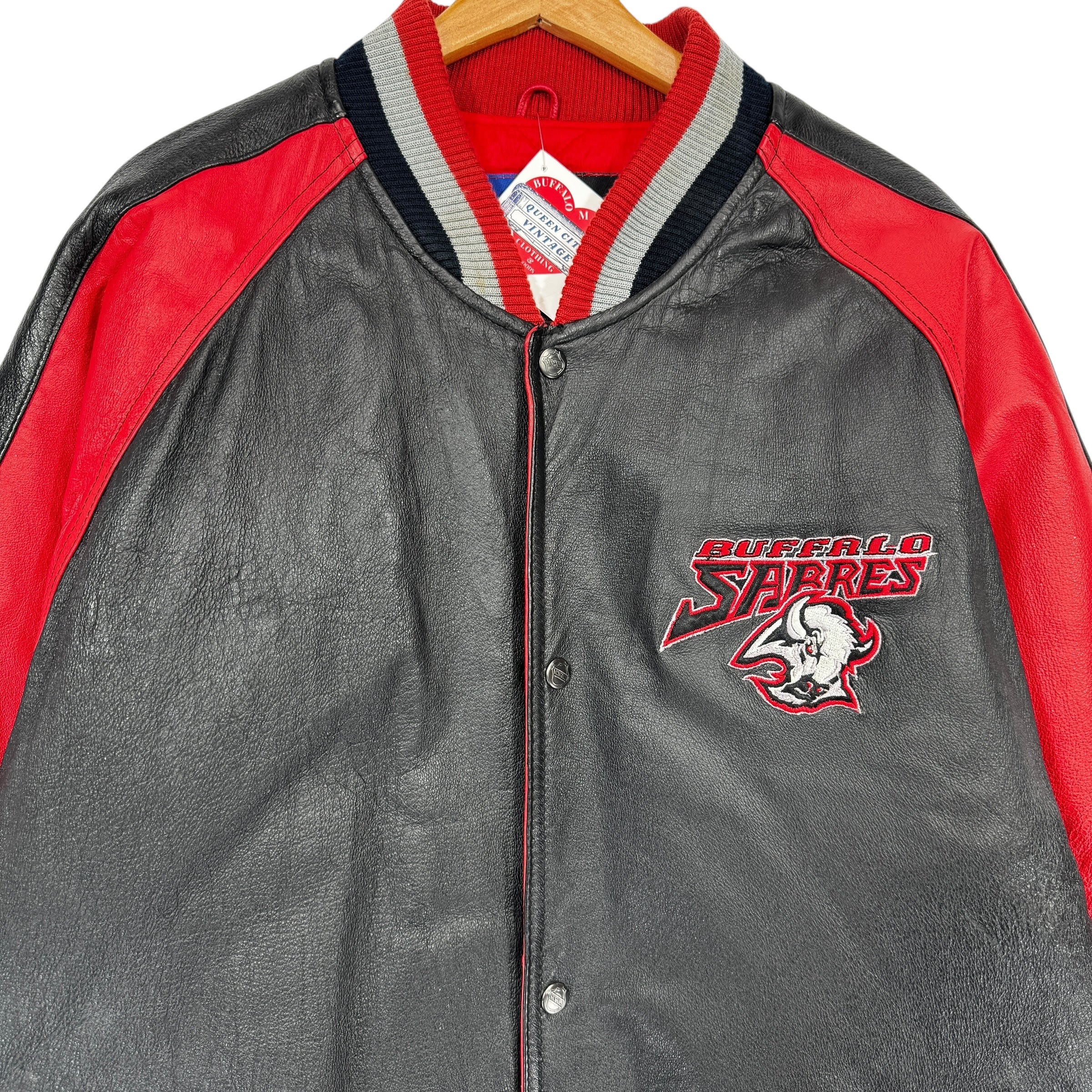 Vintage Buffalo Sabres Leather Jacket XL