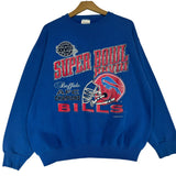 Vintage Buffalo Bills Crewneck Sweatshirt Large