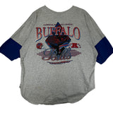Vintage Buffalo Bills Baseball Jersey Shirt XL