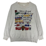 Vintage Buffalo Bills Fan Cartoon Crewneck Sweatshirt XL