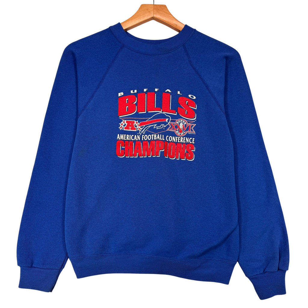 Vintage Buffalo Bills AFC Champions Crewneck Sweatshirt Small