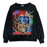 Vintage Buffalo Bills Red Helmet Crewneck Sweatshirt Medium