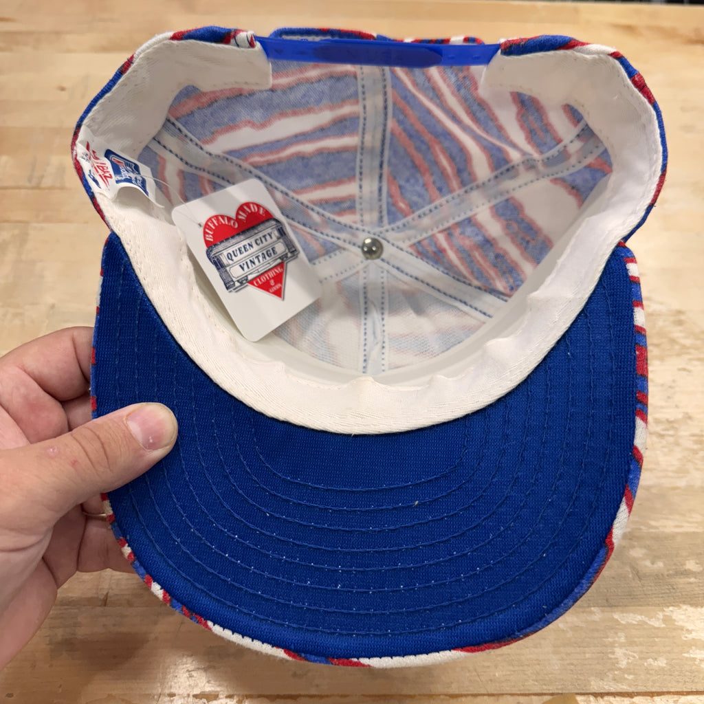 Vintage Buffalo Bills Super Bowl XXV Zubaz Snapback Hat