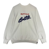 Vintage Buffalo Bills Embroidered Crewneck Sweatshirt Large