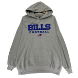 Vintage Buffalo Bills Cropped Hoodie Sweatshirt XL
