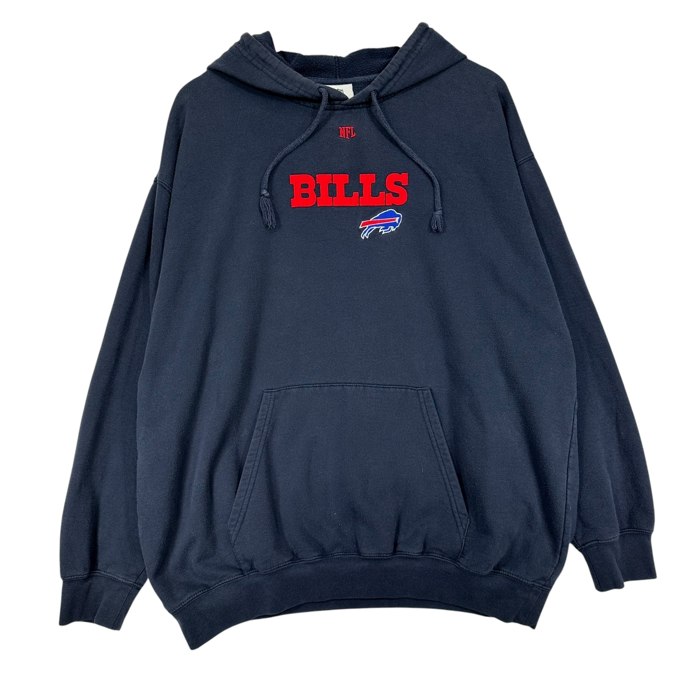 Vintage Buffalo Bills Embroidered Hoodie Sweatshirt XL