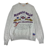 Vintage Buffalo Bills 1991 AFC Champs Crewneck Sweatshirt XL