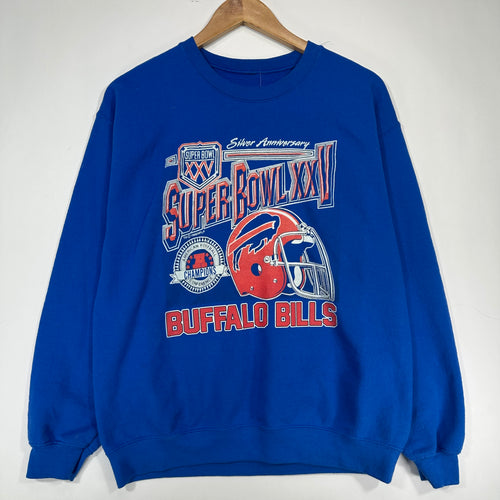 Buffalo Bills 1990 AFC Champs Crewneck Sweatshirt Large