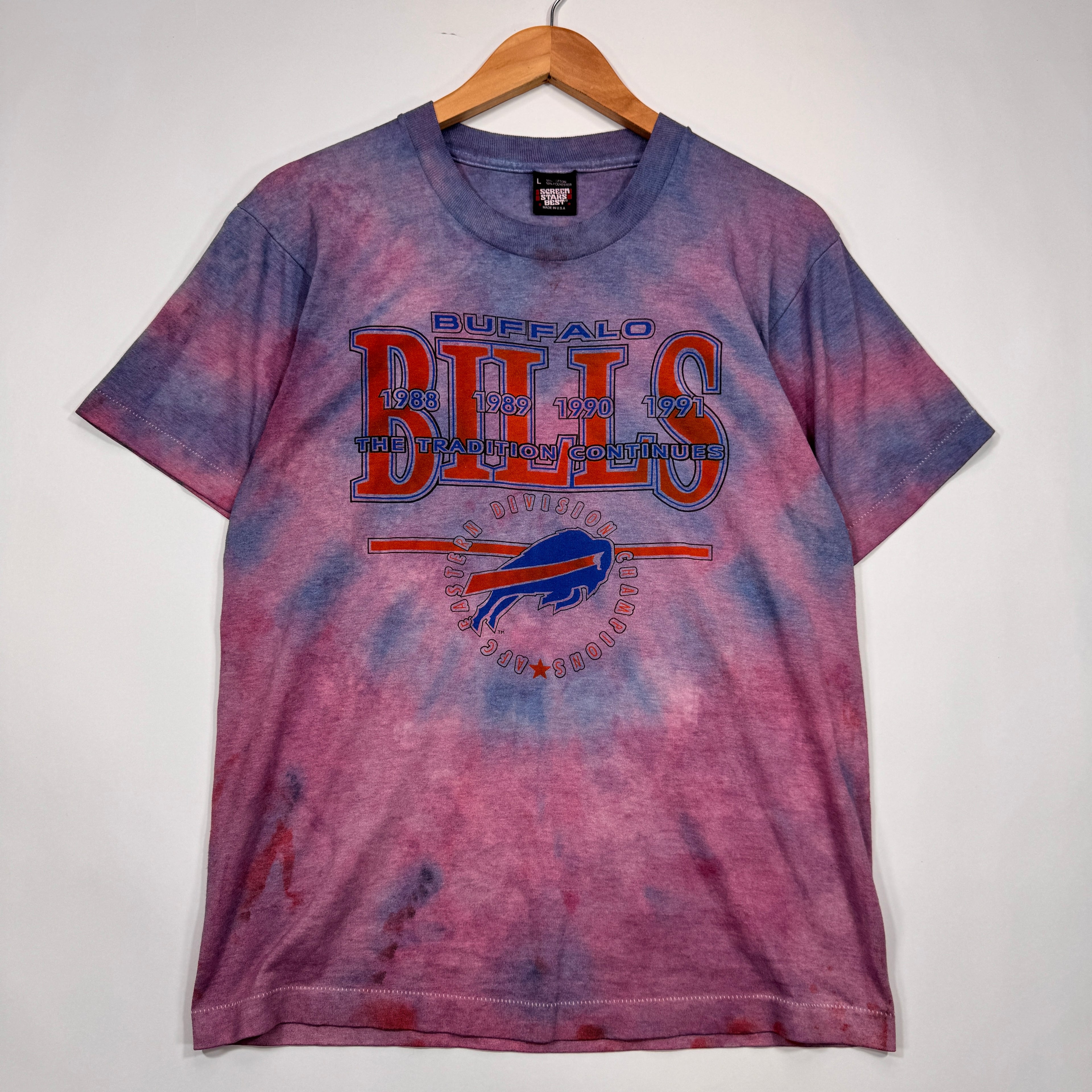 Vintage Buffalo Bills Overdyed AFC East Champions Shirt Large